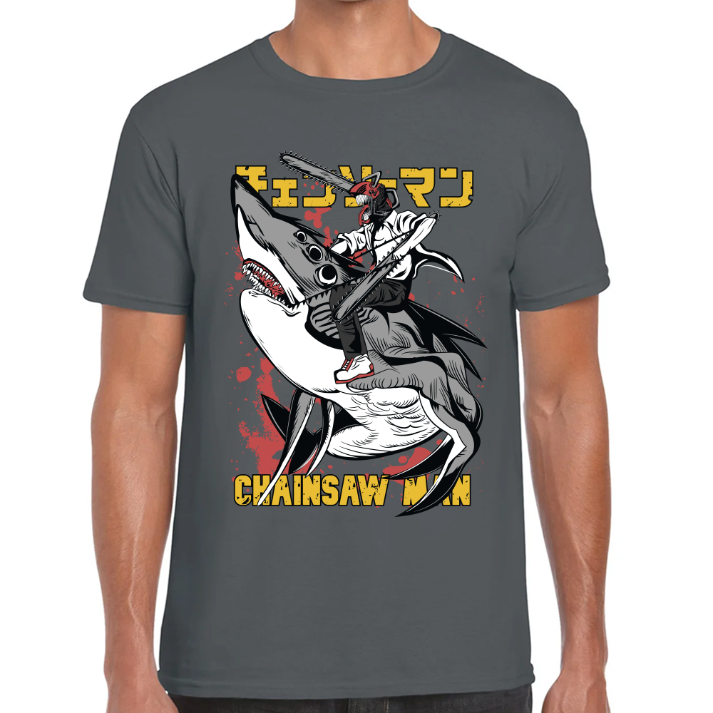 Playera Chainsaw Man Algodón Premium #301