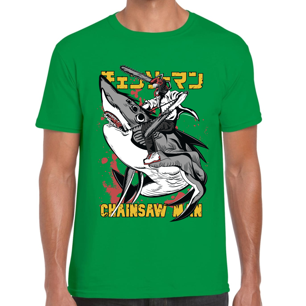 Playera Chainsaw Man Algodón Premium #301