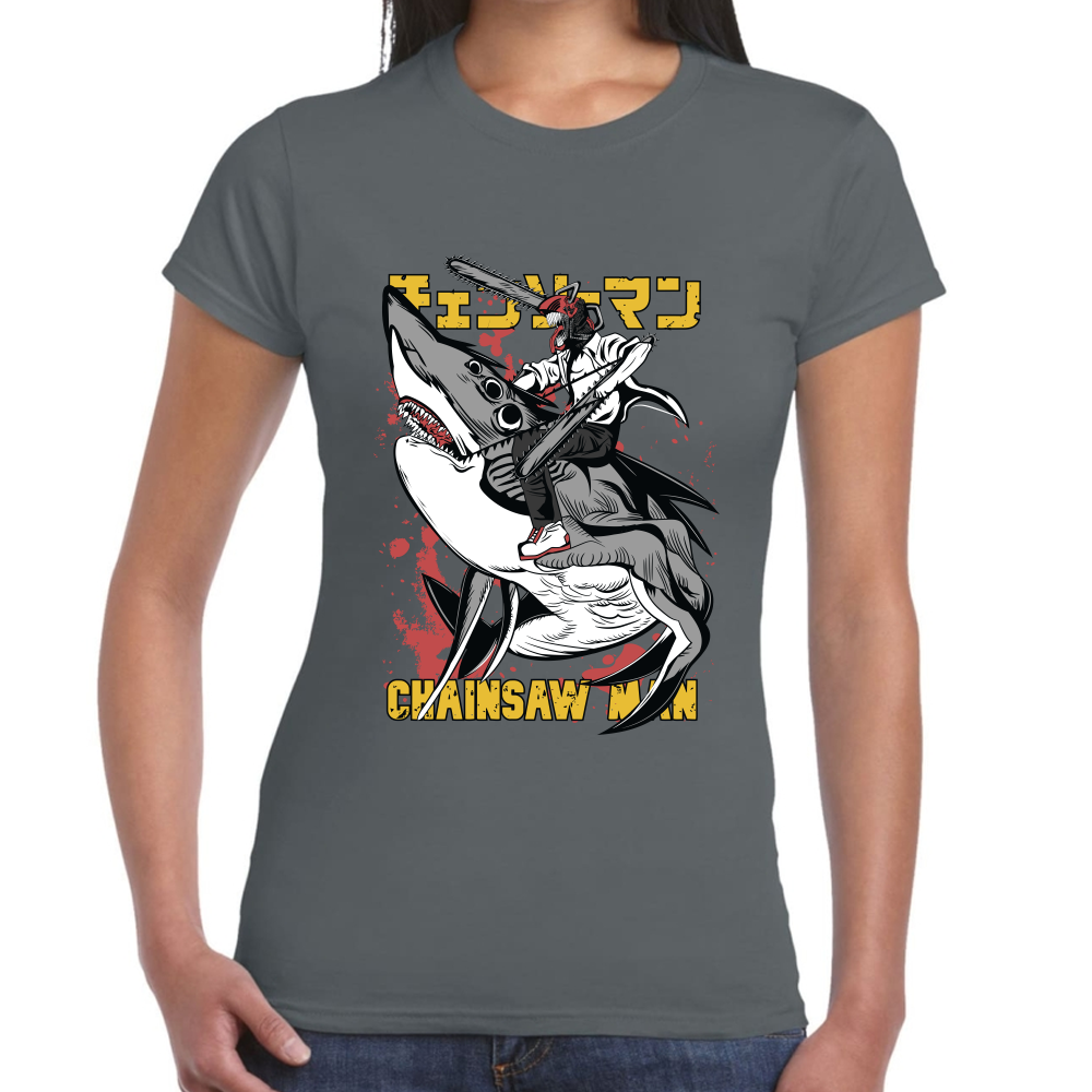 Playera Chainsaw Man Algodón Premium #301