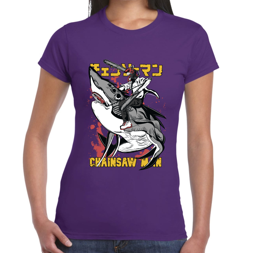 Playera Chainsaw Man Algodón Premium #301