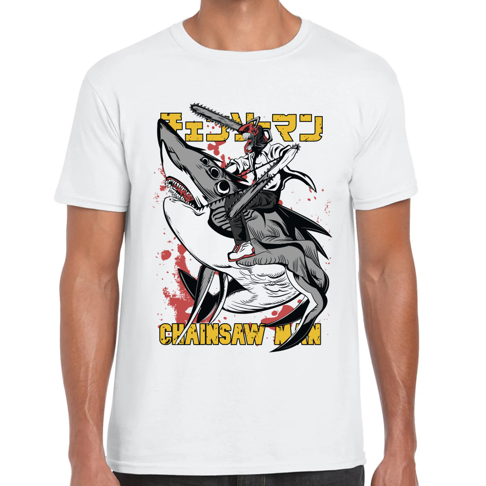 Playera Chainsaw Man Algodón Premium #301 Imagen principal del producto