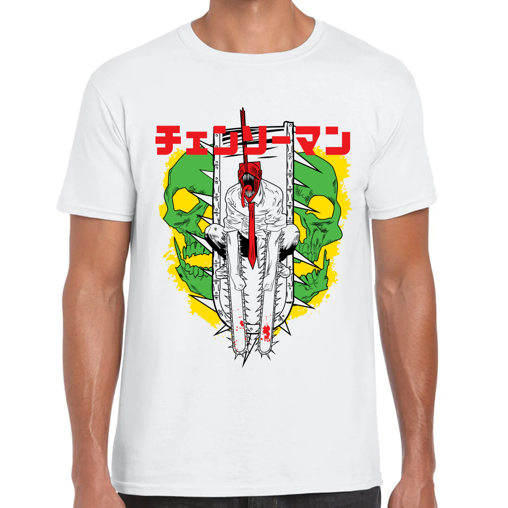 Playera Chainsaw Man Algodón Premium #302