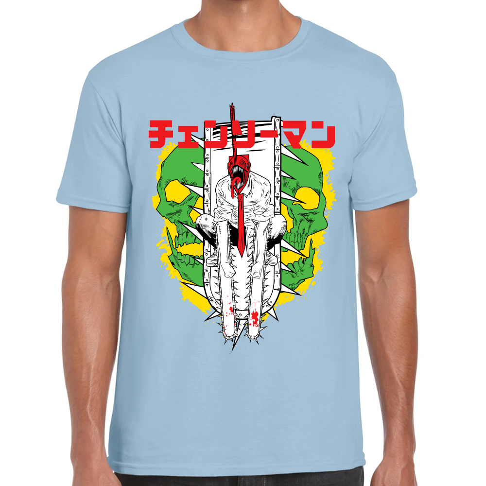 Playera Chainsaw Man Algodón Premium #302