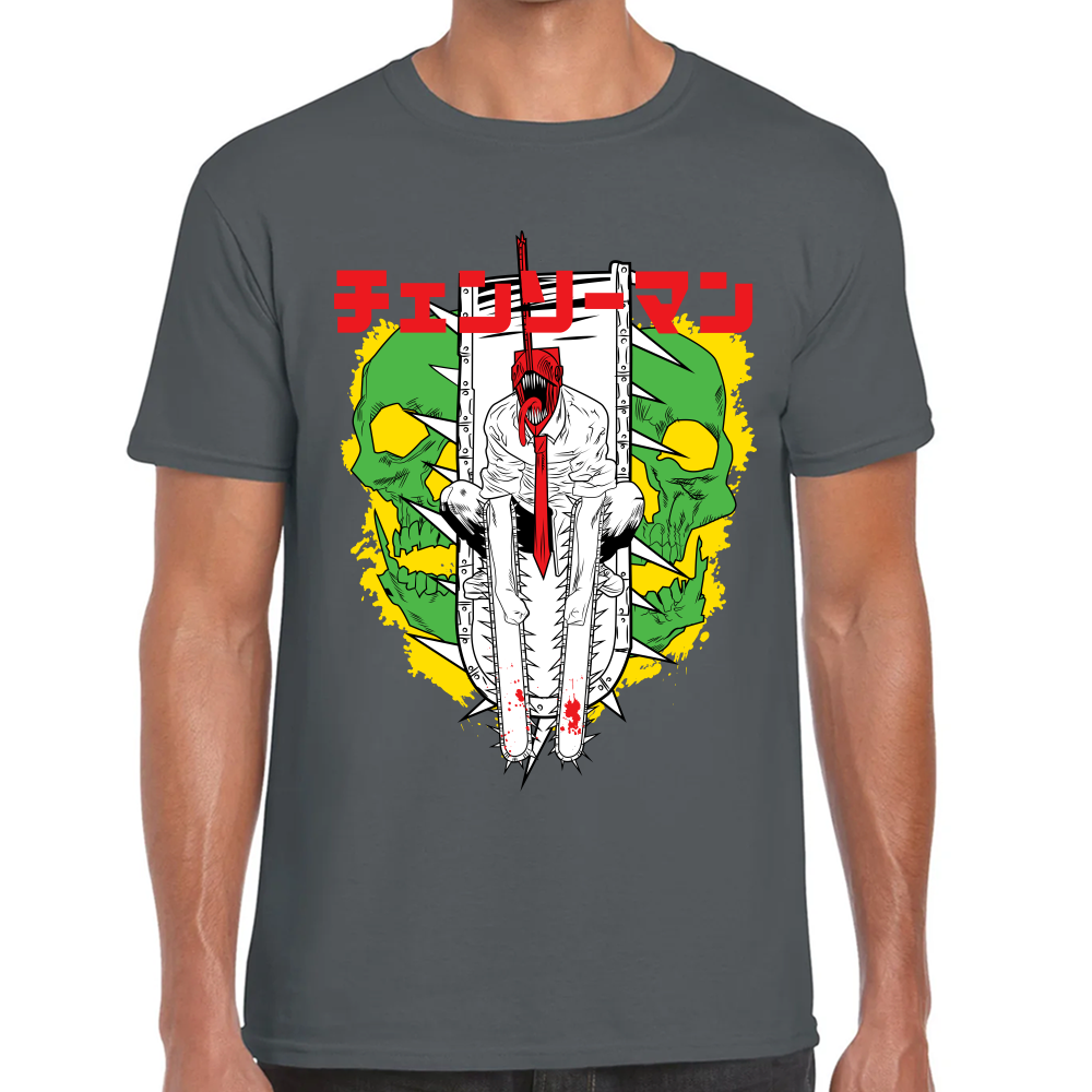 Playera Chainsaw Man Algodón Premium #302