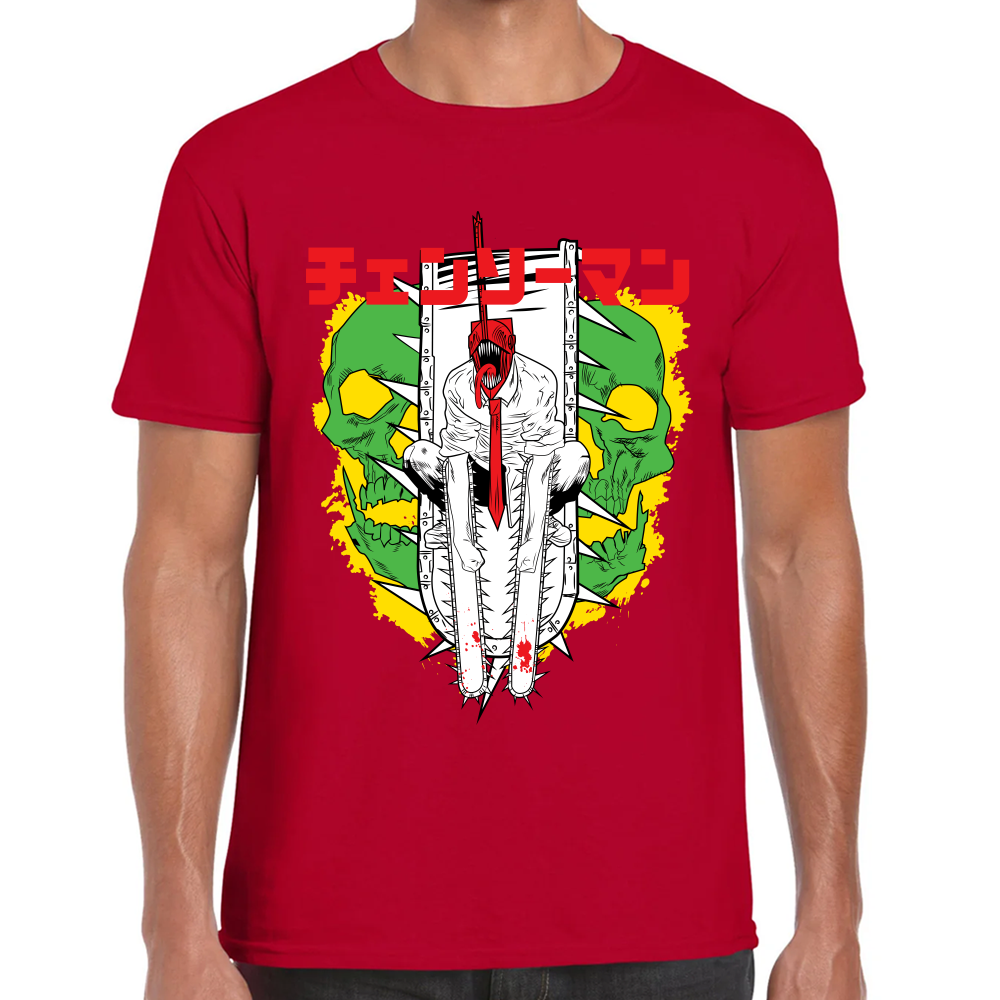 Playera Chainsaw Man Algodón Premium #302