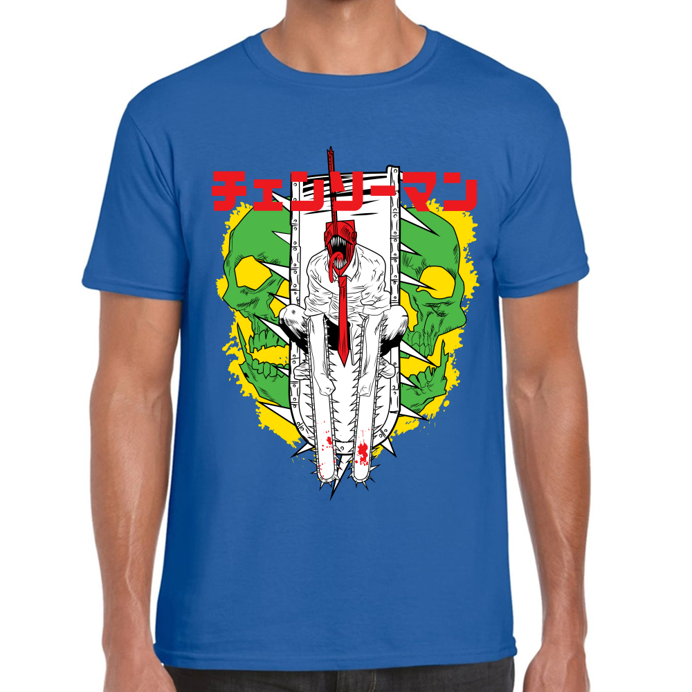 Playera Chainsaw Man Algodón Premium #302