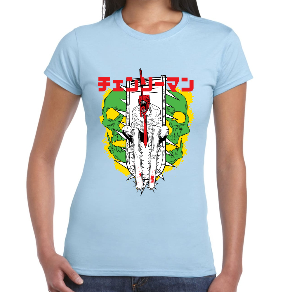 Playera Chainsaw Man Algodón Premium #302