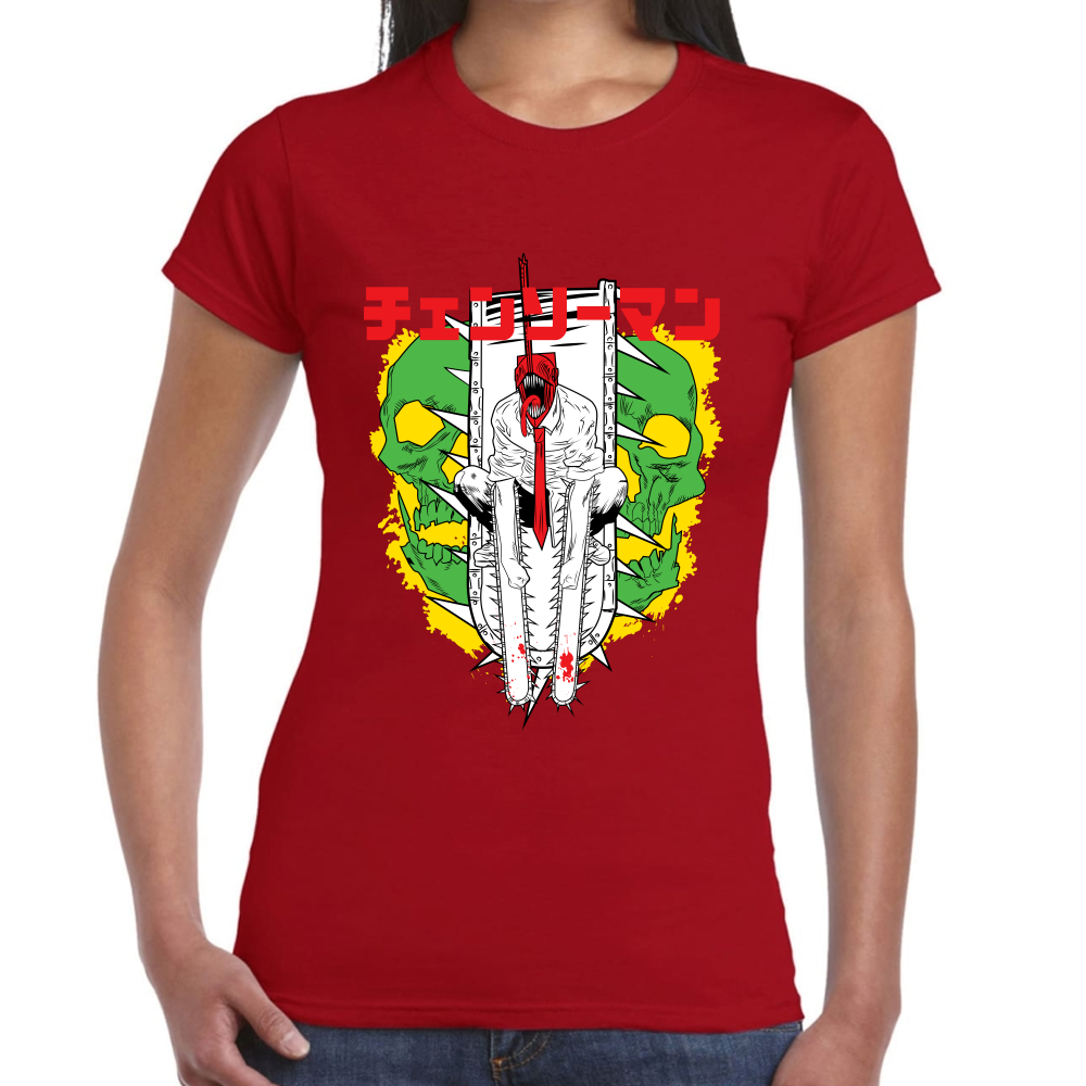 Playera Chainsaw Man Algodón Premium #302