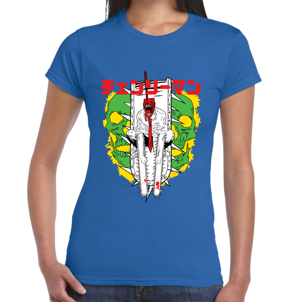 Playera Chainsaw Man Algodón Premium #302