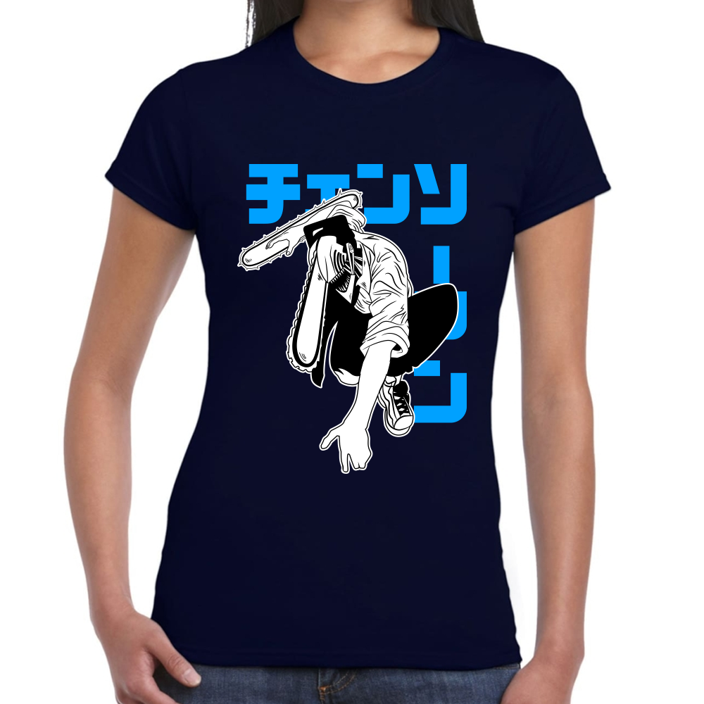 Playera Chainsaw Man Algodón Premium #303