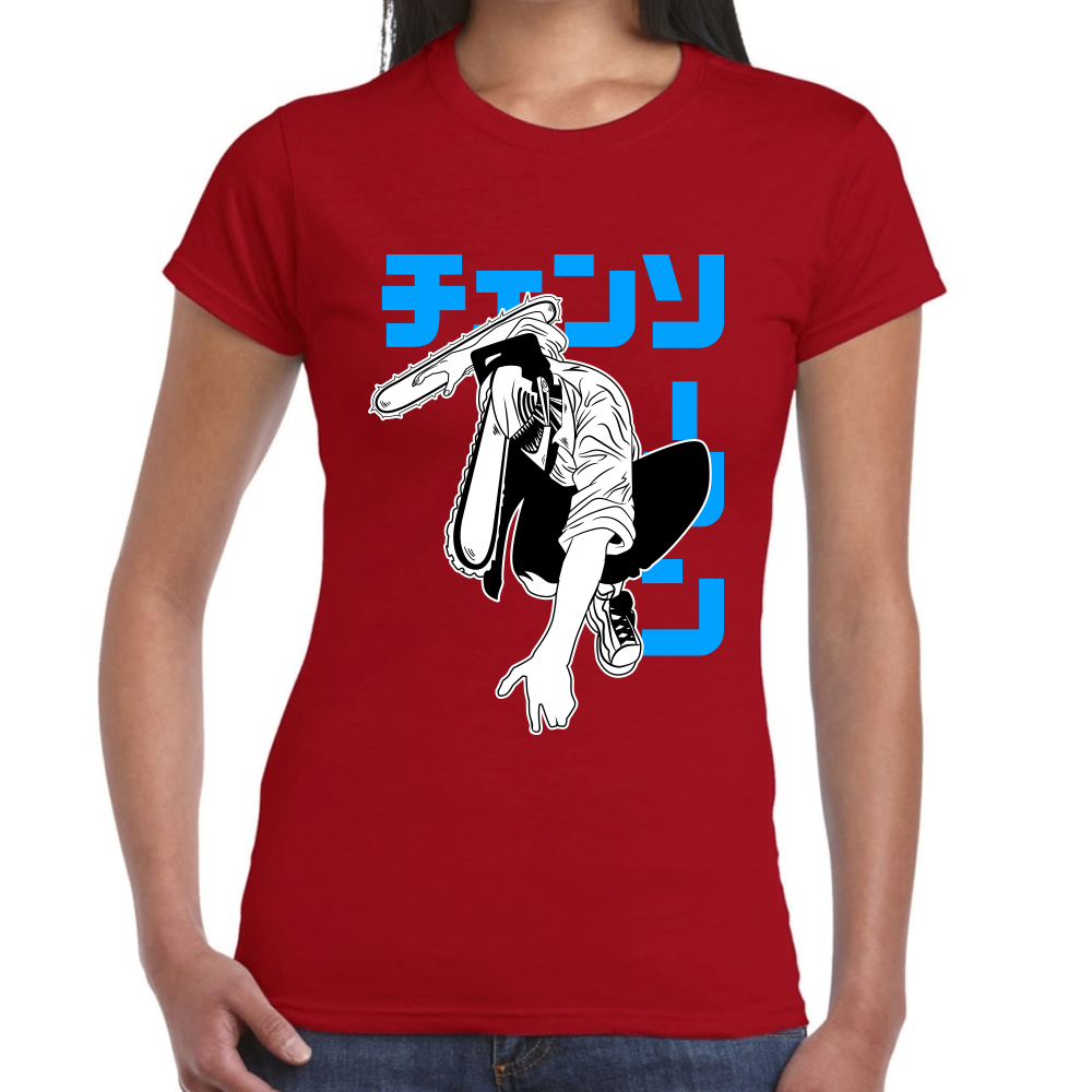 Playera Chainsaw Man Algodón Premium #303