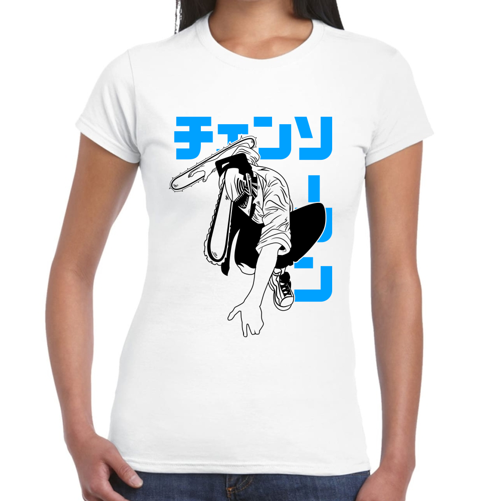 Playera Chainsaw Man Algodón Premium #303