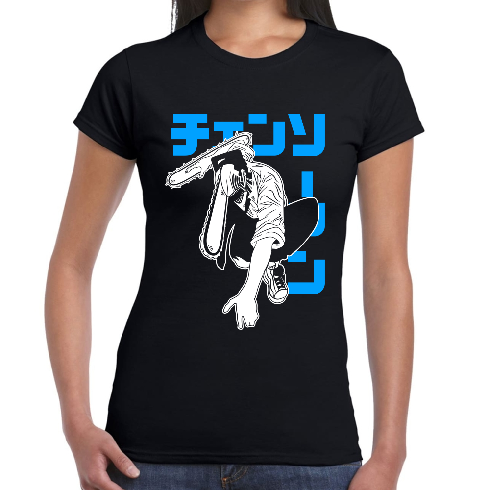 Playera Chainsaw Man Algodón Premium #303