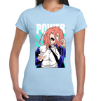 Playera Power Chainsaw Man Marino Algodón  Premium #400
