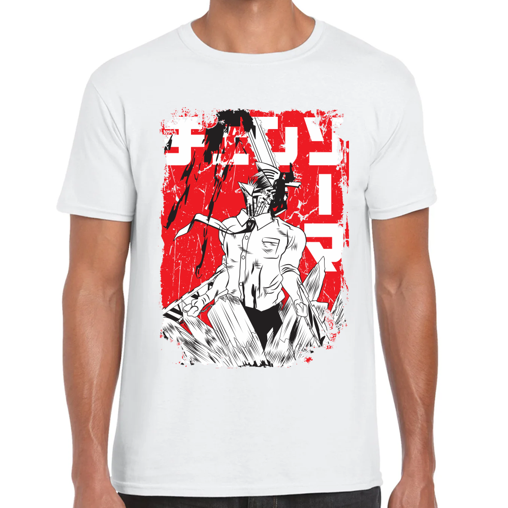 Playera Chainsaw Man Algodón Premium #402 Imagen principal del producto
