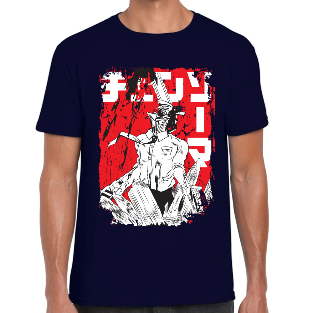 Playera Chainsaw Man Algodón Premium #402