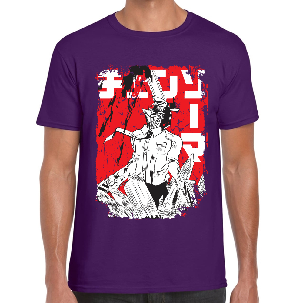 Playera Chainsaw Man Algodón Premium #402