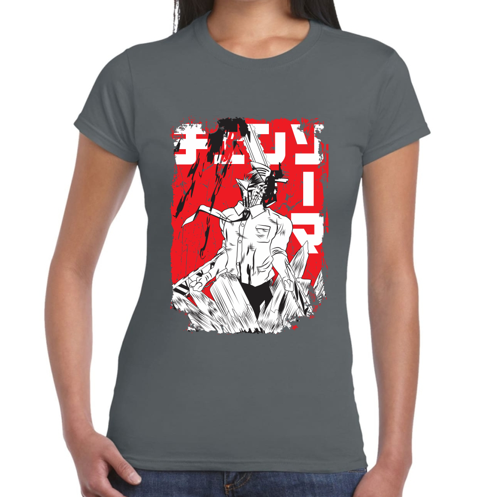 Playera Chainsaw Man Algodón Premium #402