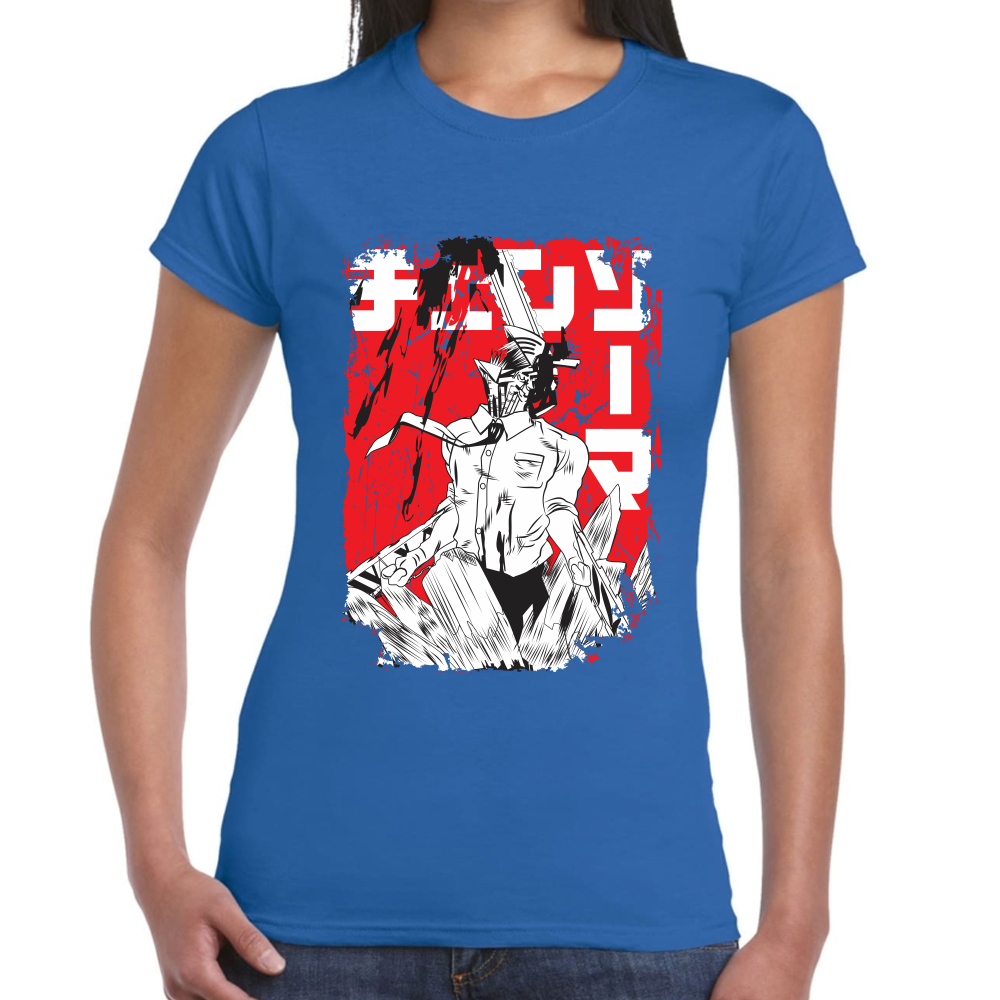 Playera Chainsaw Man Algodón Premium #402