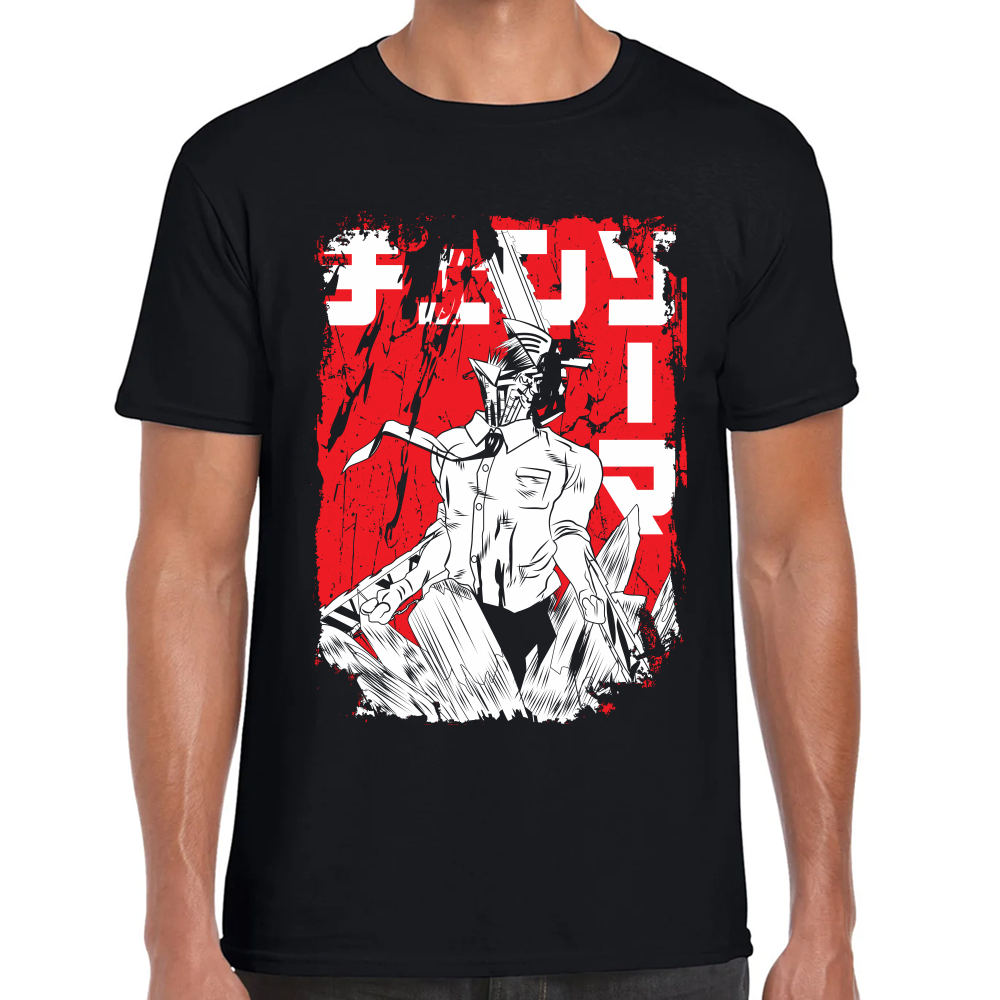 Playera Chainsaw Man Algodón Premium #402