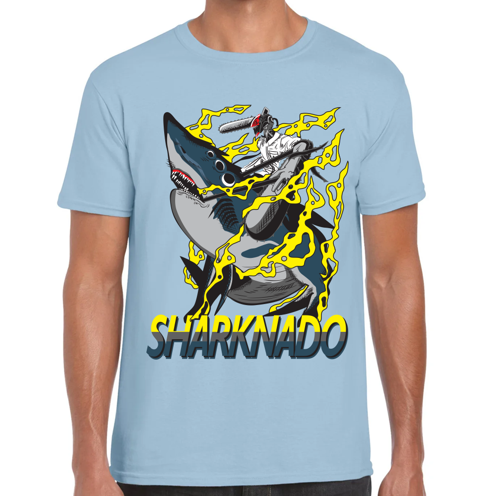 Playera Sharknado Chainsaw Man Algodón Premium #406