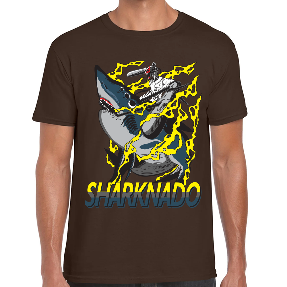 Playera Sharknado Chainsaw Man Algodón Premium #406