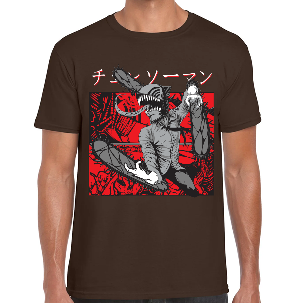 Playera Chainsaw Man Algodón Premium #408