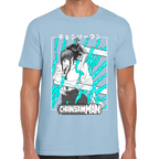 Playera Makima y Denji Chainsaw Man Algodón Premium #409
