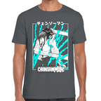 Playera Makima y Denji Chainsaw Man Algodón Premium #409