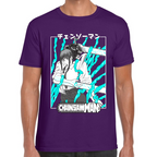 Playera Makima y Denji Chainsaw Man Algodón Premium #409