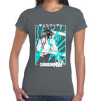 Playera Makima y Denji Chainsaw Man Algodón Premium #409