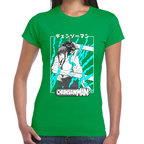 Playera Makima y Denji Chainsaw Man Algodón Premium #409