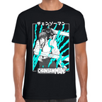 Playera Makima y Denji Chainsaw Man Algodón Premium #409