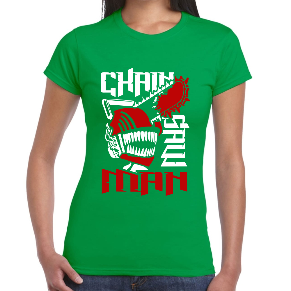 Playera Chainsaw Man Algodón Premium #500