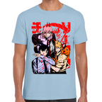 Playera Devil Hunters Chainsaw Man Negro Algodón Premium #501