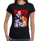 Playera Devil Hunters Chainsaw Man Negro Algodón Premium #501