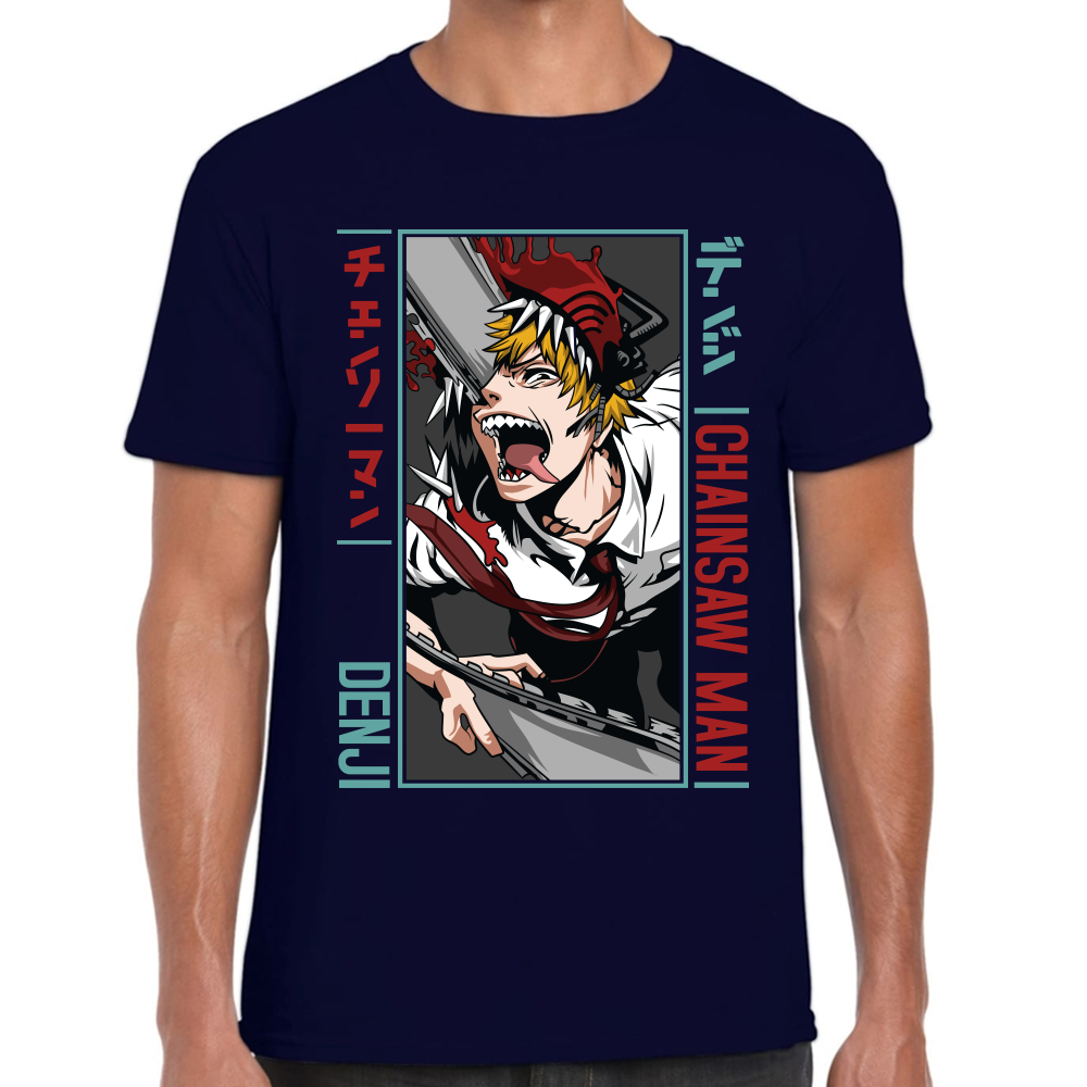 Playera Denji Chainsaw Man Algodón Premium #502