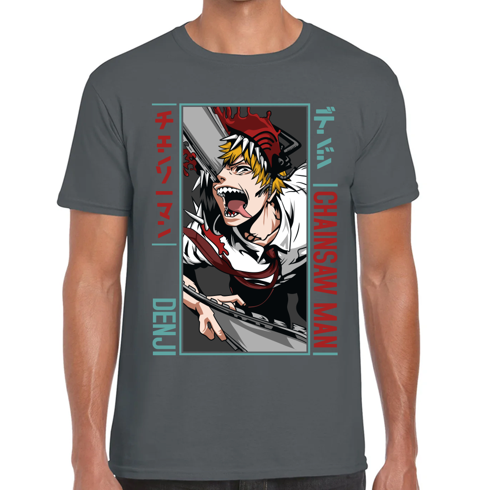 Playera Denji Chainsaw Man Algodón Premium #502