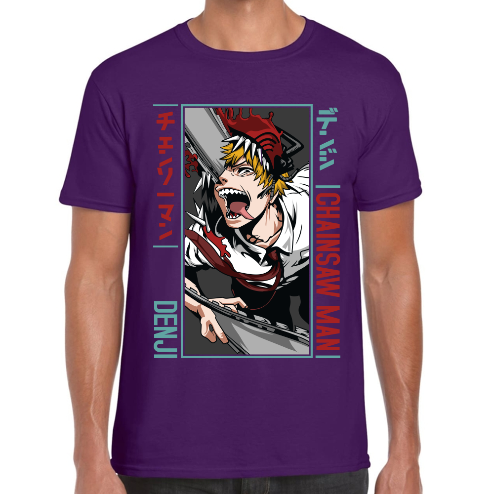 Playera Denji Chainsaw Man Algodón Premium #502