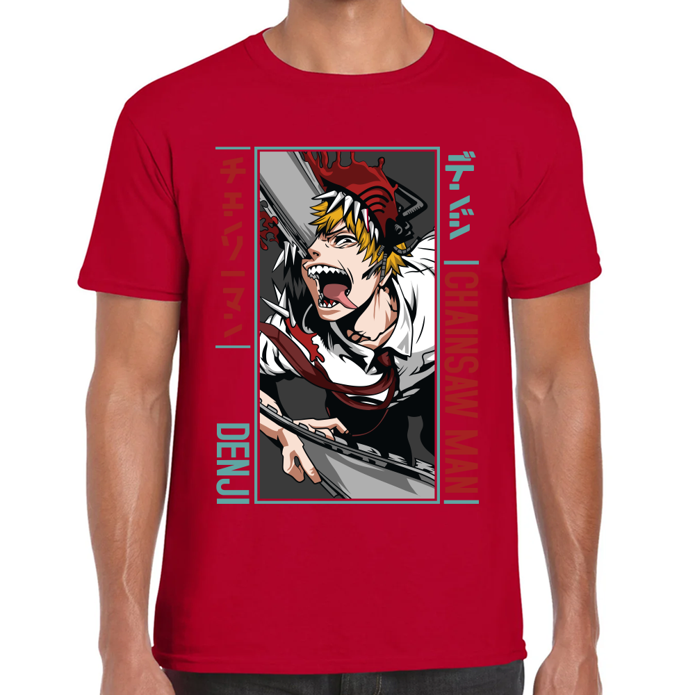 Playera Denji Chainsaw Man Algodón Premium #502