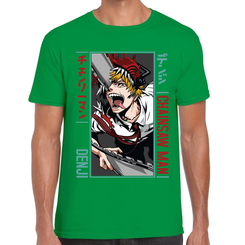 Playera Denji Chainsaw Man Algodón Premium #502