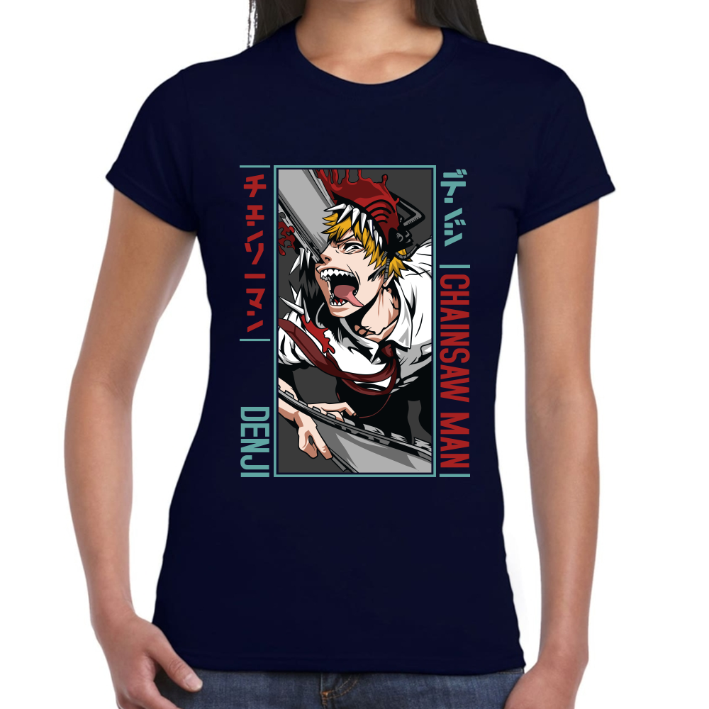 Playera Denji Chainsaw Man Algodón Premium #502
