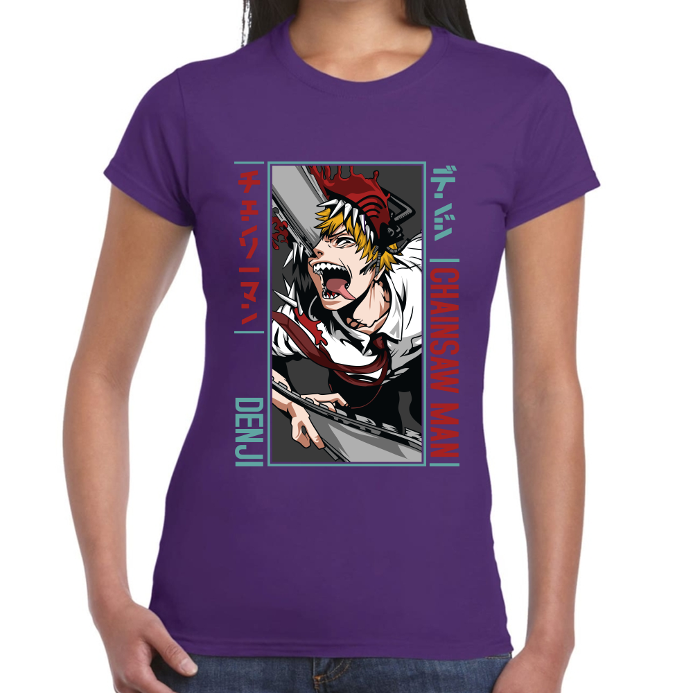 Playera Denji Chainsaw Man Algodón Premium #502