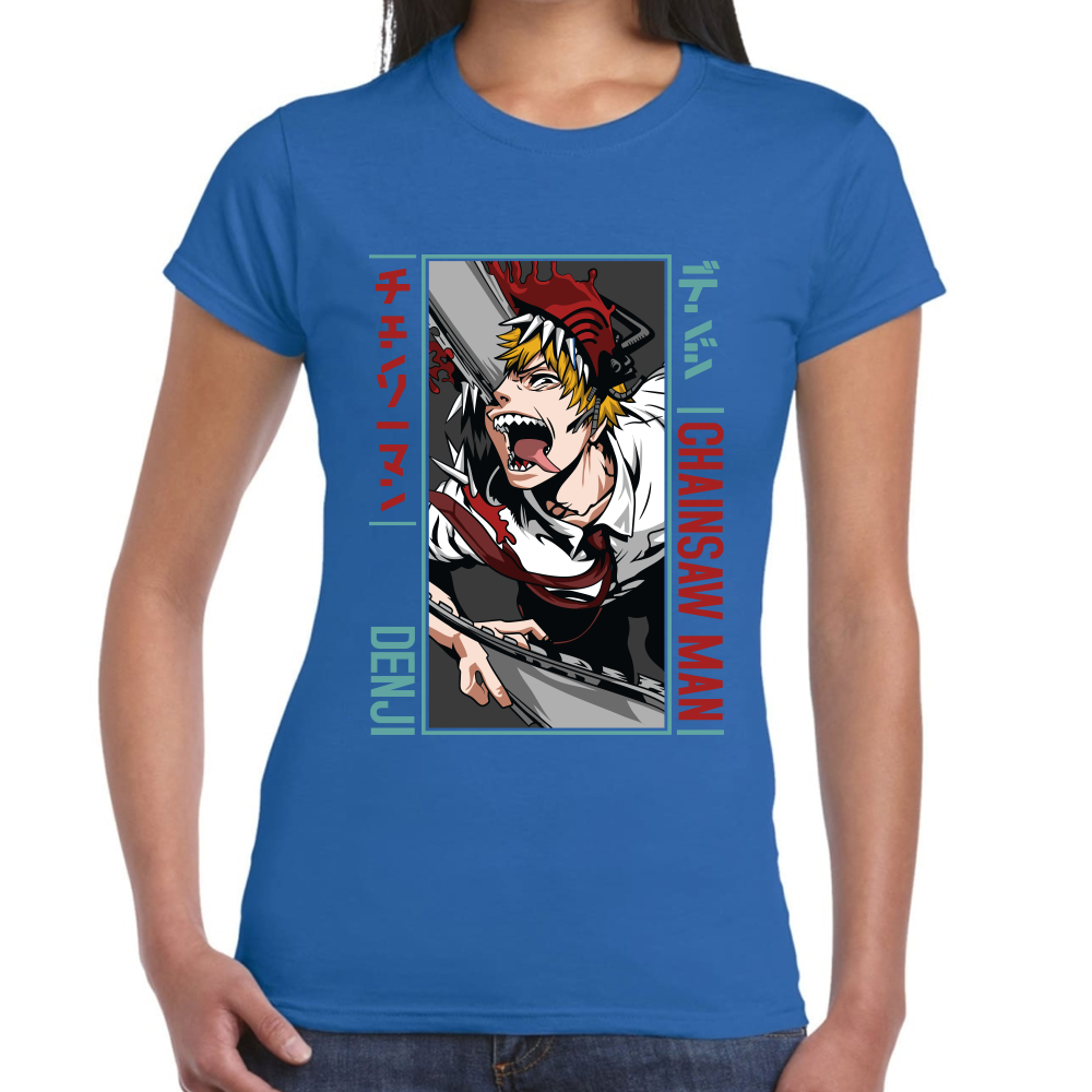 Playera Denji Chainsaw Man Algodón Premium #502