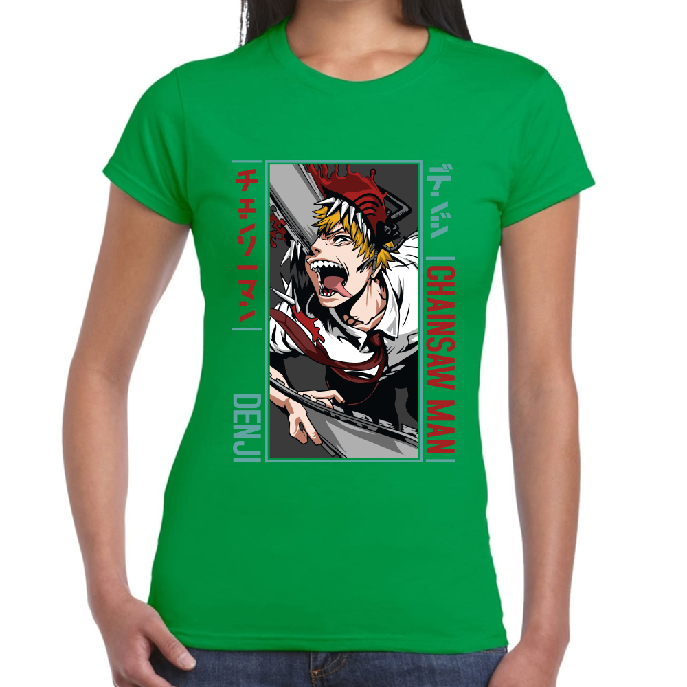 Playera Denji Chainsaw Man Algodón Premium #502