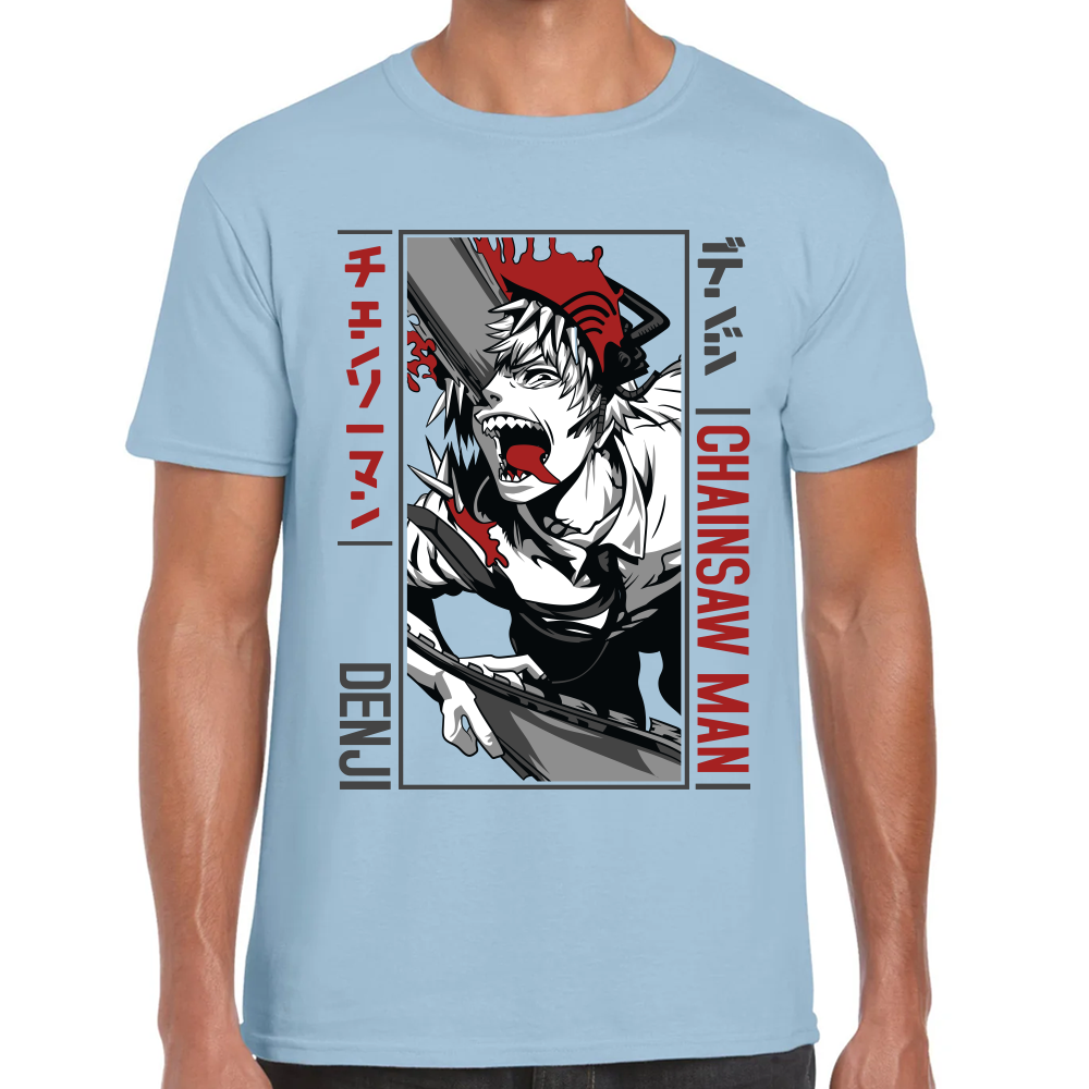 Playera Denji Chainsaw Man Algodón Premium #503