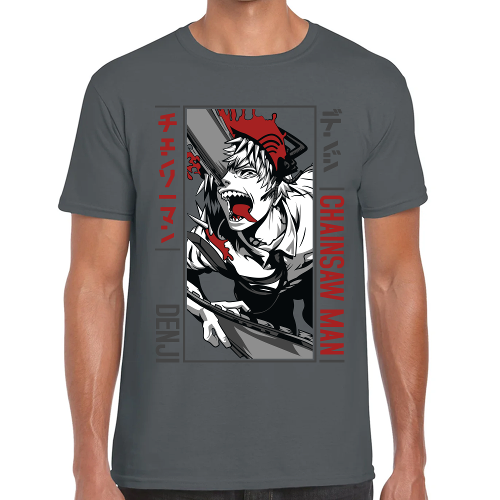 Playera Denji Chainsaw Man Algodón Premium #503
