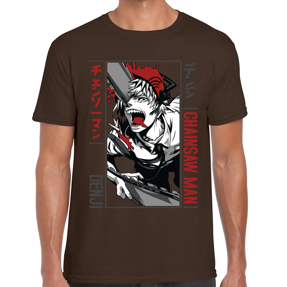 Playera Denji Chainsaw Man Algodón Premium #503