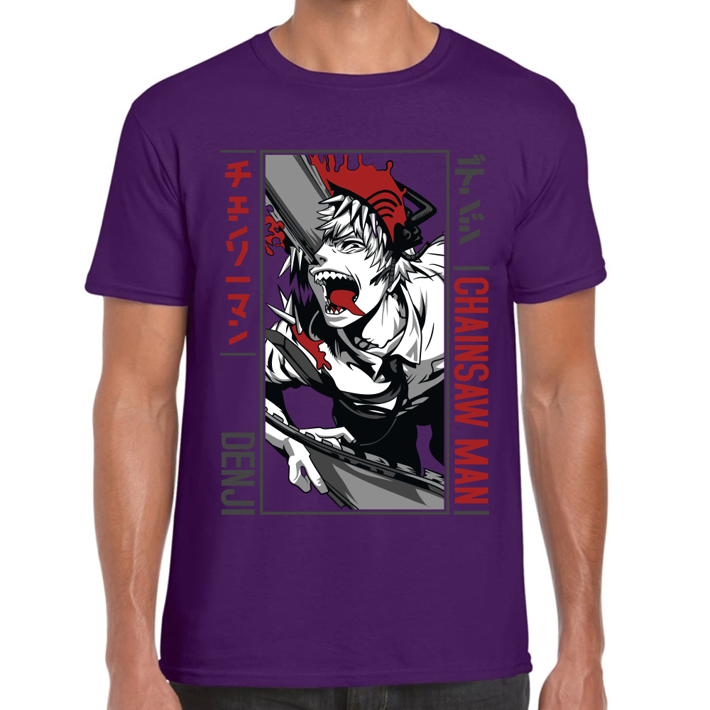 Playera Denji Chainsaw Man Algodón Premium #503