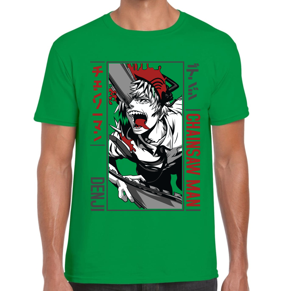 Playera Denji Chainsaw Man Algodón Premium #503